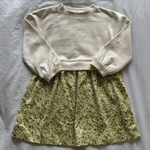 Carter's Floral Sweatshirt Dress (3T)